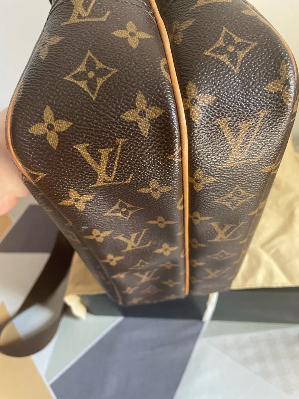 Louis Vuitton Monogram Reporter PM Crossbody Bag in Brown - Picture 5 of 7
